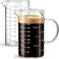 2 Pack Glass Liquid Measuring Cup 500ML 2 CUP with Handle, High