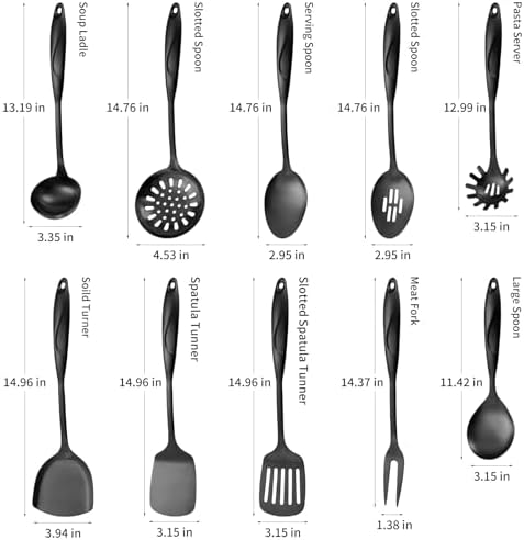 304 Stainlss Steel Kitchen Utensils Set, 10 Pcs