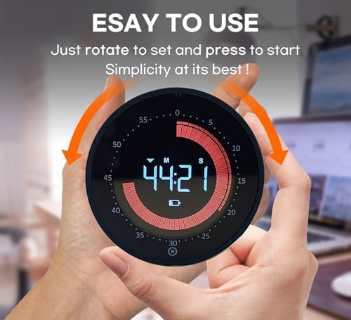 Visual Digital Timer, 60-Minute Countdown