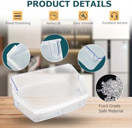 WR71X11044 WR71X11059 Refrigerator Door Shelf Bin (Right),Compatible