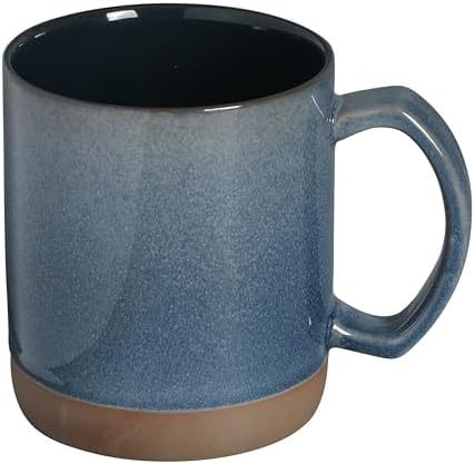 Mr. Coffee Dorsey 4-Piece Mug Set 18.5 oz Ceramic Coffee Cups with