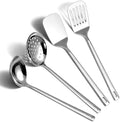Stainless Steel Kitchen Utensils Set, 4-Piece – Slotted Turner, Solid