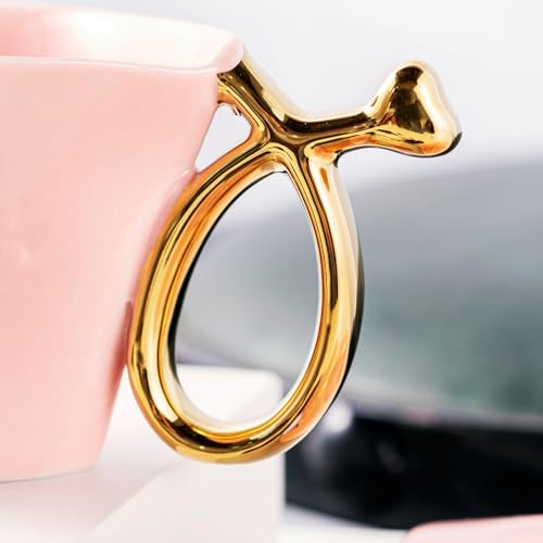 135 ml / 4.56 oz Porcelain Espresso Cups Heart-Shaped Cup Mug with