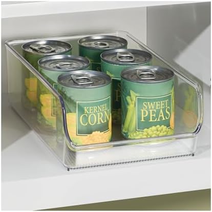 iDesign Pantry Bin, Set of 4, Clear