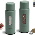 Manual Salt and Pepper Grinder Set, 2 Packs, Sage