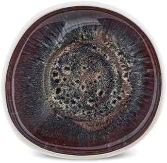 Karaca Earth Collection Galactic 55 Piece Dinner Set for 12 People – Reactive Glaze Stoneware Dinnerware Set, Modern White Tableware, Durable Plates & Bowls Set