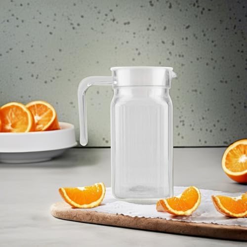 Haofy Acrylic Pitcher, Small Plastic Pitcher Juices Pitcher