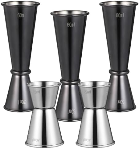 Double Sided Cocktail Jigger 304 Stainless Steel Measuring Cup 15/30ml