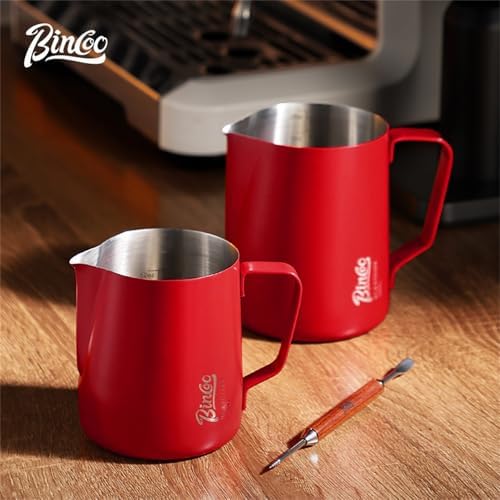 Bincoo Professional 20oz Milk Frothing Pitcher for Latte Art, 304