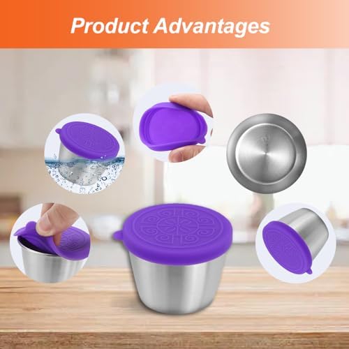 6x1.6/2.4 Oz Salad Dressing Container To Go Condiment Containers