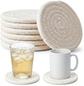 DomeStar Drink Coasters Set of 6, 3.5 Inch, Boho Furniture and Modern