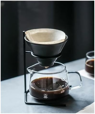 Ceramic Pour Over Coffee Set Filter Bracket Filters Dripper Stand