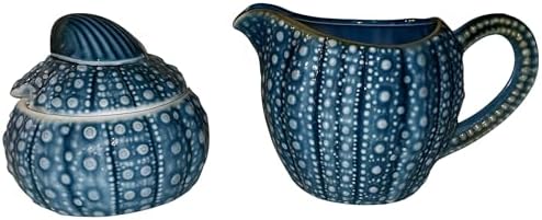 Blue Sky Ceramics Blue Urchin Sugar Bowl, Multi (14883)