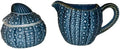 Blue Sky Ceramics Blue Urchin Sugar Bowl, Multi (14883)