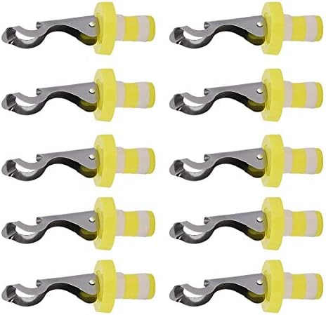 Vacuum Sealed Wine Stoppers - 10PCS Universal Manual Press Bottle