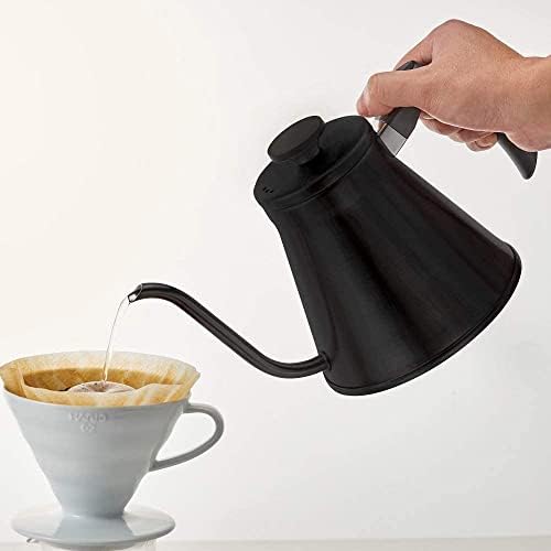 Hario V60 Fit Gooseneck Drip Kettle, 1200ml, Matte Black