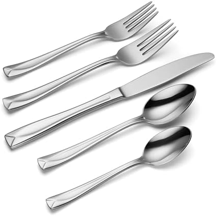 Oneida Lincoln 20-Piece 18/0 Silverware Set for 4, Flatware