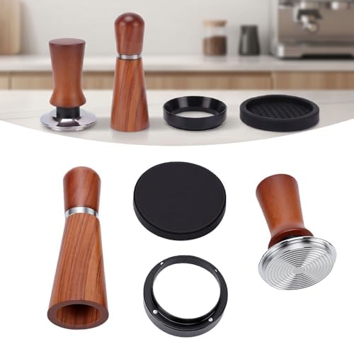 Naroote 51mm Coffee Accessories Kit, Beechwood and 304 Stainless Steel