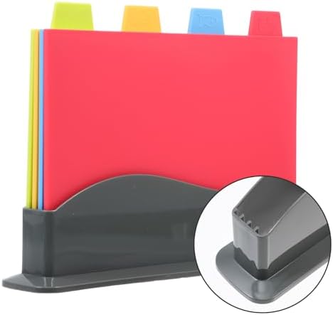 Plastic Cutting Board Set, PP Color Coded Chopping Board