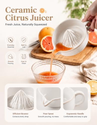 Ceramic Lemon Squeezer Reamer