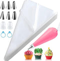 firstake Disposable Piping Bags 16 Inch 100 Pcs, Thickened for Cake
