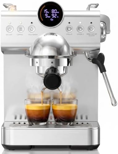 Espresso Machine, 20 Bar with Steam Wand