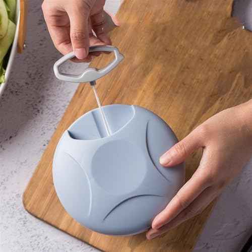 Manual Food Chopper, Portable,Hand Pull String Garlic Mincer Onion