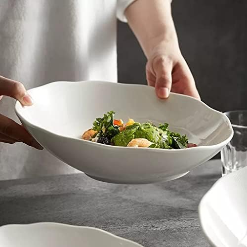 Chicken Salad Bowl Oblique Salad Bowl Vegetable and Fruit Plate Large