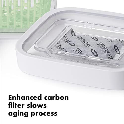OXO Good Grips GreenSaver Produce Keeper - Large,White and OXO, Good