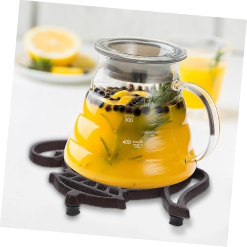 Cast Iron Teapot Shaped Trivet Heat Resistant Pad for Hot Dishes