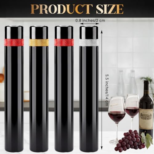 4 Pcs Air Pressure Wine Opener, Travel Portable Pocket, Needle Type
