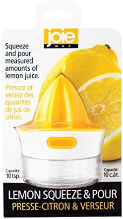 Joie Squeeze and Pour Juicer Reamer, 10tsp, Yellow