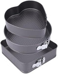 Non-stick 3pcs Set Cake Moulds Carbon Steel Leakproof Bakeware Set
