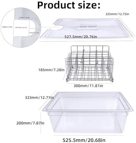 26 QT Sous Vide Container with Lid
