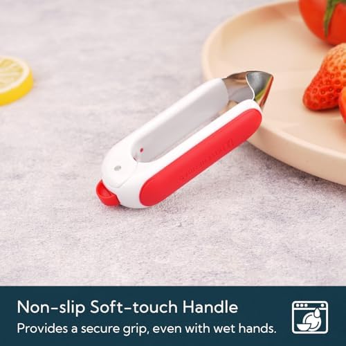 KITCHENDAO Strawberry Huller, Corer and Stem Remover