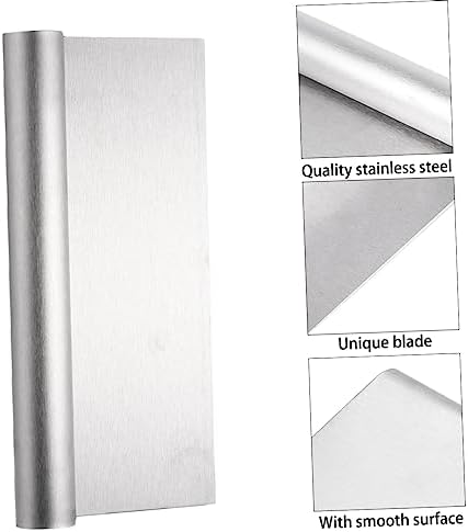 Stainless Steel Dough Cutter Tool, Easy-grip Handle for Baking