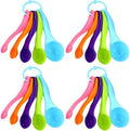 Frienda 20 Pcs Colorful Plastic Measuring Spoons