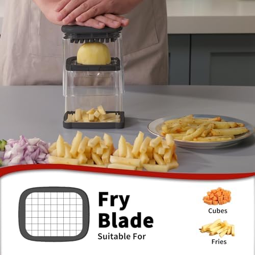 Solucky French Fry Cutter, 3/8 Inch Blade
