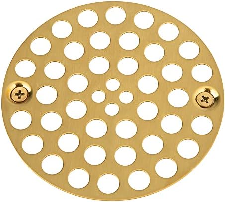 Artiwell 4’’ Shower Strainer Drain Trim Set, Solid Brass Screw-in
