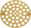 Artiwell 4’’ Shower Strainer Drain Trim Set, Solid Brass Screw-in