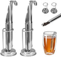 2 Sets Upgraded Tea Infuser for Loose ingredient Tea with Base