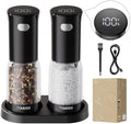 TOMEEM Rechargeable Electric Salt and Pepper Grinder Set