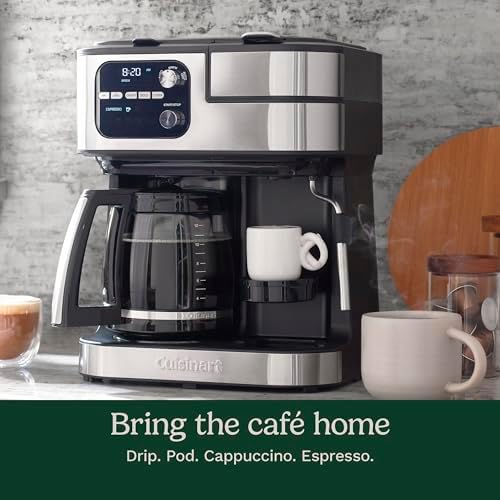 Cuisinart Coffee Center Barista Bar 4-in-1 Coffee Maker, Black