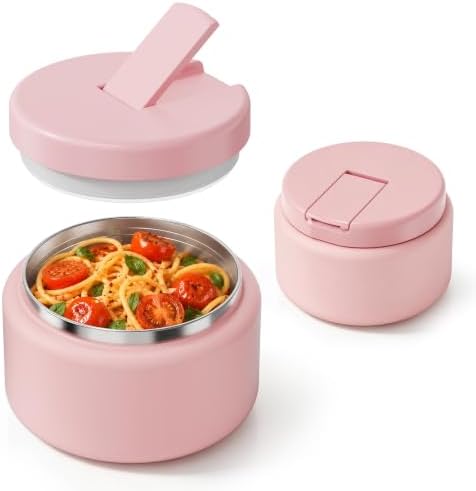 BOSEDSANG 13.5oz Soup Thermo for Hot Food Kids with Buckle Lid