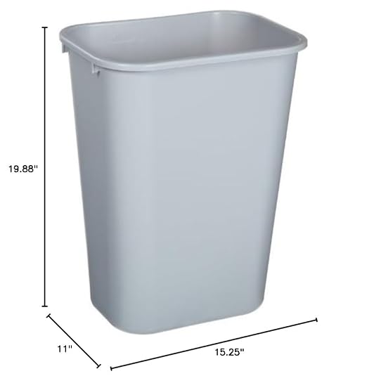 Rubbermaid Commercial Products Deskside Wastebasket/Trash Can, - Image 3