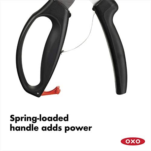 OXO Good Grips Spring-Loaded Poultry Shears, Heavy Duty, Black