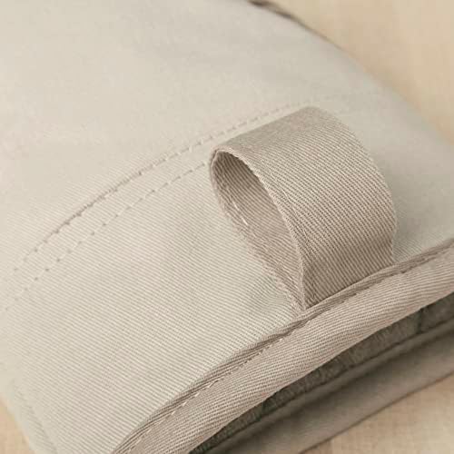 KitchenAid Beacon Mini Oven Mitt Set, Milkshake Tan/Beige, 2 Piece