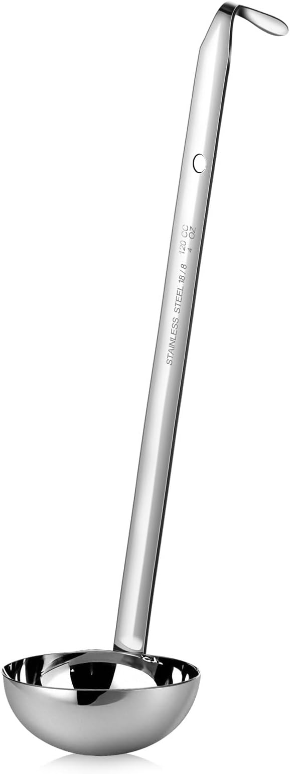 meekoo 1 Pieces Stainless Steel Ladle Soup Handle Ladle by meekoo