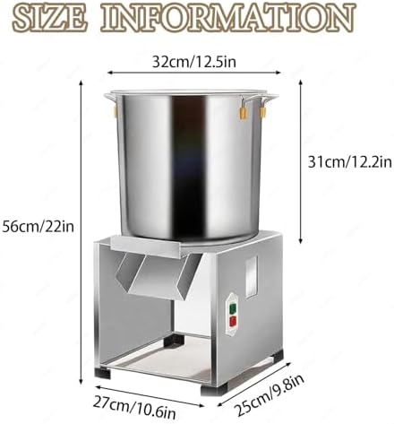 Heavy Duty Electric Food Chopper, 25L, 50-120kg per Hour