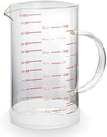 4 Cup Glass Measuring Cup with Handle, 77L High Borosilicate Glass